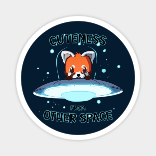 Red Panda cuteness from other space Magnet